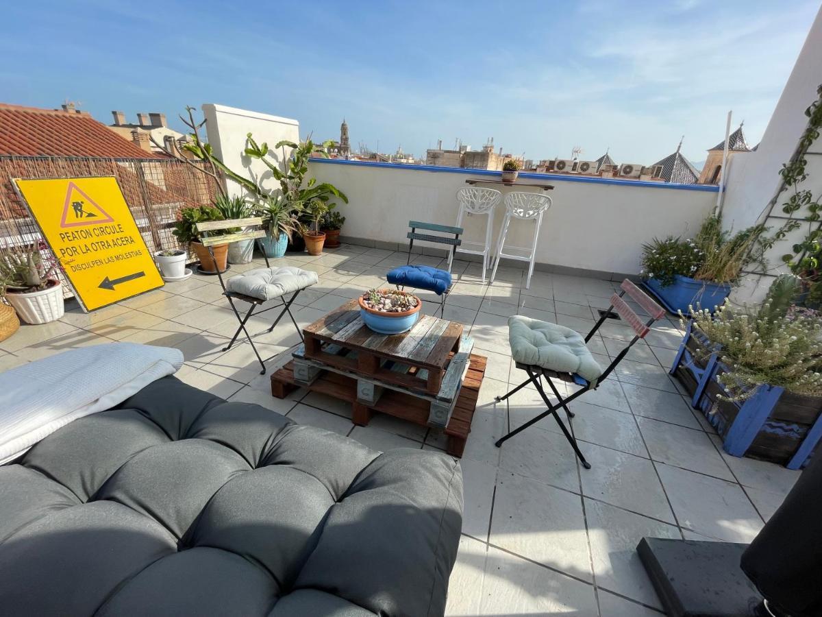 Charming Home With Private Terrace,Heart Of Malaga Exterior photo